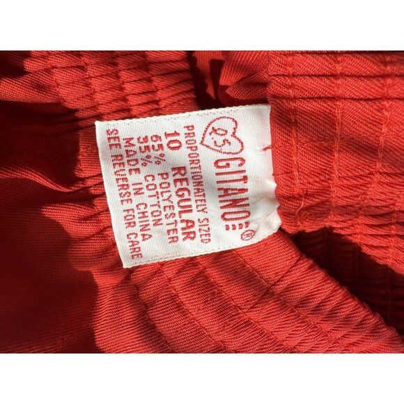 Gitano Vintage Red Pants 1980s - Picture 7 of 7